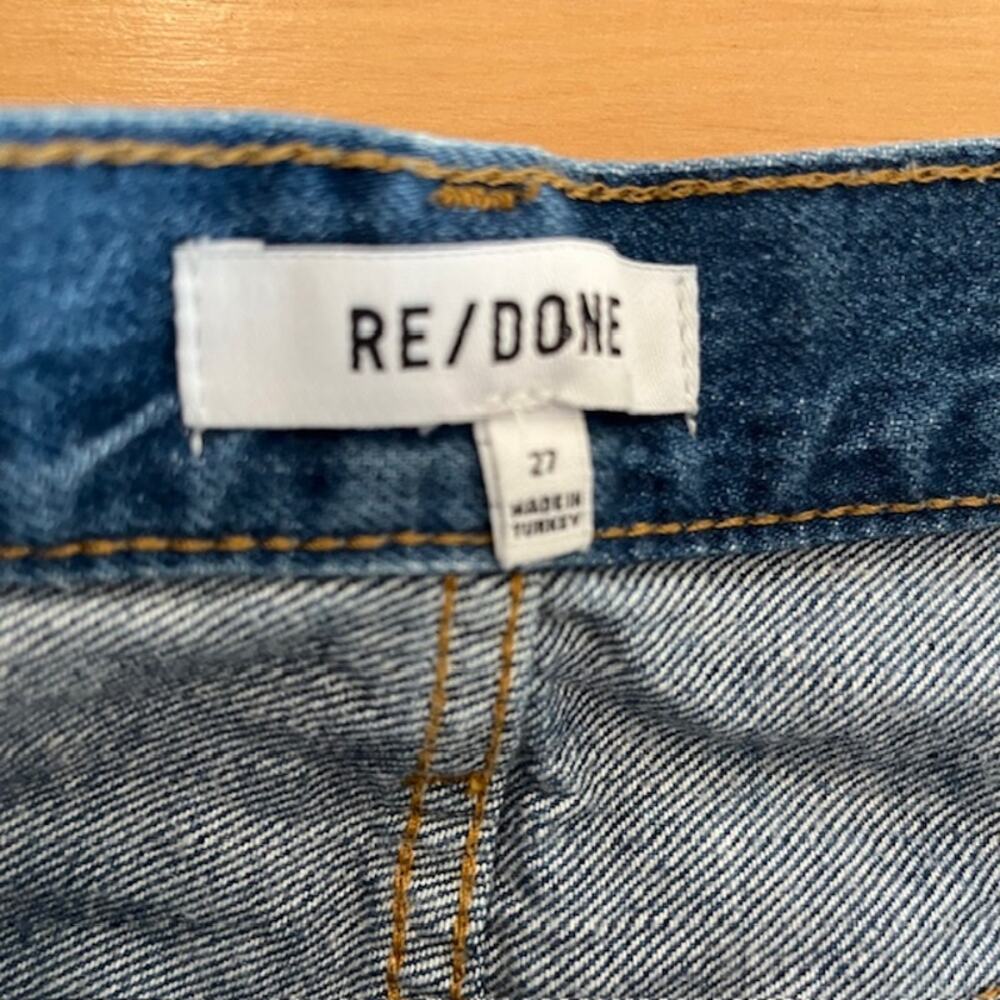 Re/done 70s ultra high rise wide leg jeans, size 27 - Picture 4 of 10